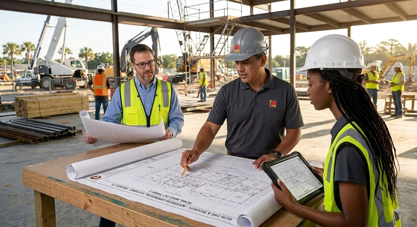 Security team planing - Elite Fire & Security ( EAS Systems )